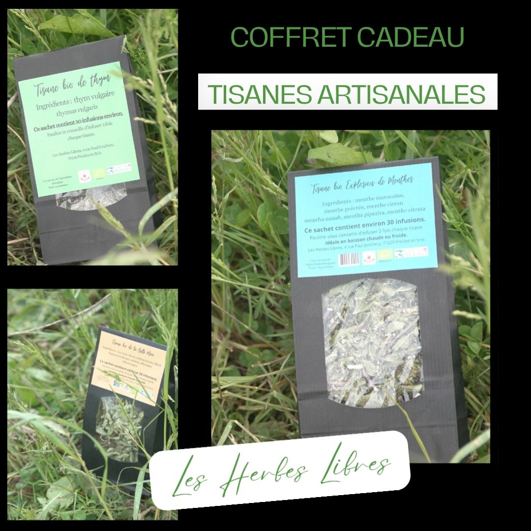 Coffret Cadeau Tisanes Artisanales Bio de Seine-et-Marne