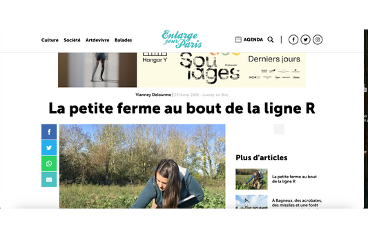 On parle de la ferme bio Les Herbes Libres!